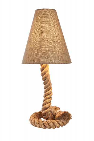 Stehlampe Taulampe Tau 160cm beige natur Maritim Design Stehleuchte 