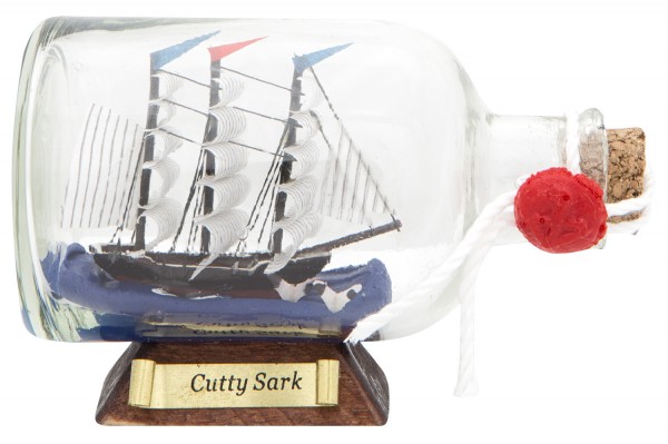 Flaschenschiff Cutty Sark klein