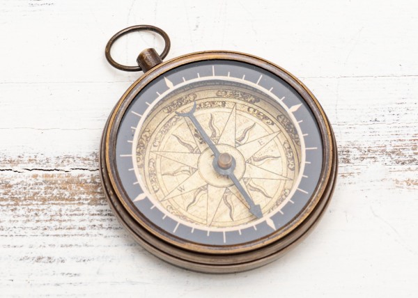 Kompass klein Antik-Look