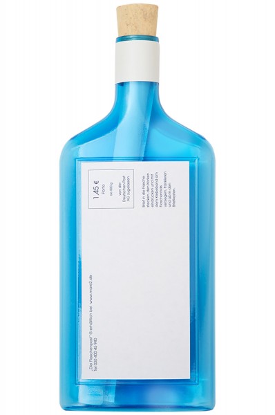 Flaschenpost Blau 1 Stk.