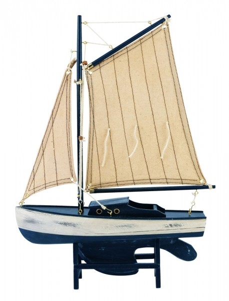 Segel Yacht marineblau antik
