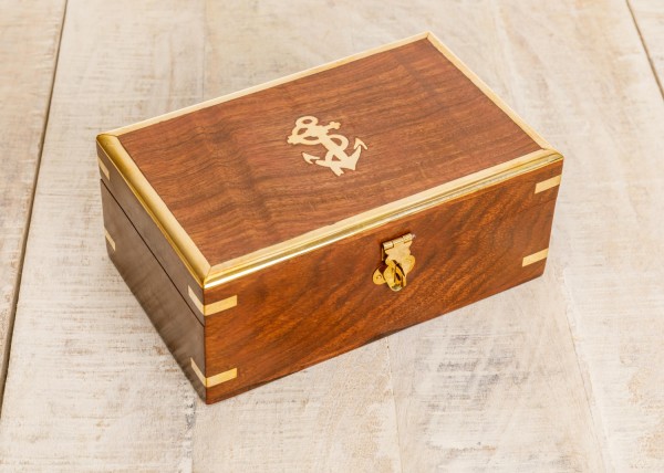 Holzbox klein antik 18cm