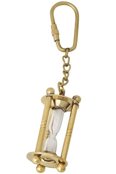 Schlüsselanhänger Sanduhr antik