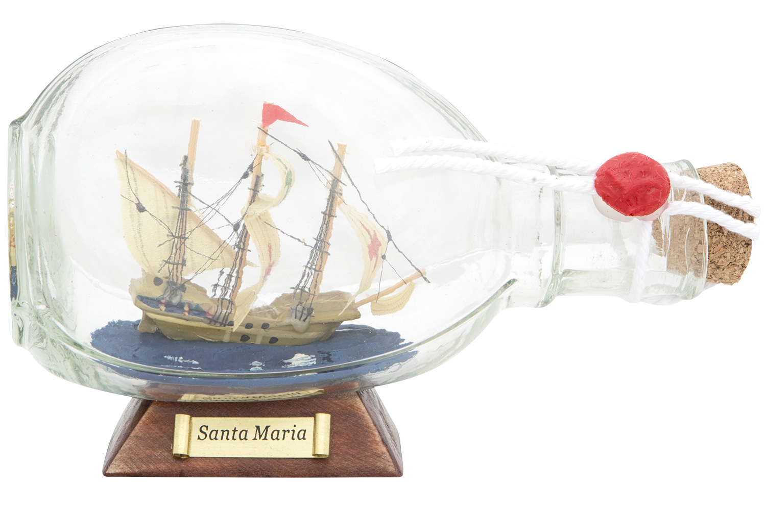 SANTA MARIA perfekt für die maritime Dekoration Flaschenschiff