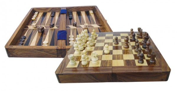 Schach- Backgammon-Spiel