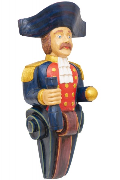 Holz Galionsfigur Captain Hook