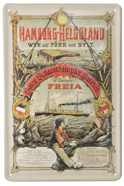 Nostalgisches Reklameschild Hamburg
