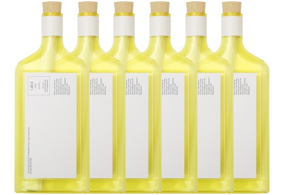 Flaschenpost zum verschicken Gelb