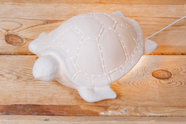 Lampe Schildkröte Keramik